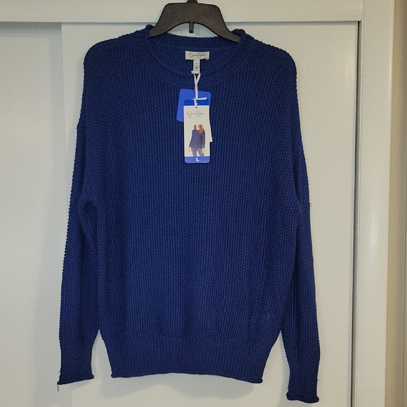 Jessica Simpson Sweaters - NWT Jessica Simpson Blue Knit Sweater | Large